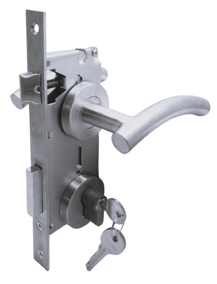 SEGURIDAD LLAVE/LLAVE: Par Manillas 807, Cerradura Seguridad y Cilindro Llave/Llave (Asia)