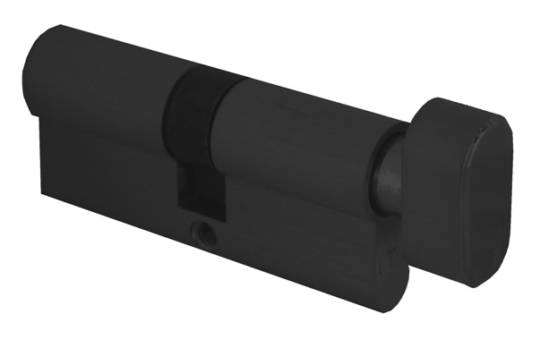 CILINDRO SEGURO MANUAL H 70mm. NEGRO (WC)   (ASIA)