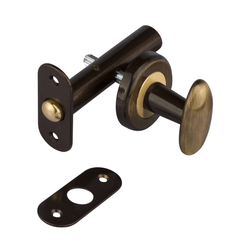 TIRADOR CERROJO CREMALLERA BRONCE OXIDADO (Venta hasta agotar stock)