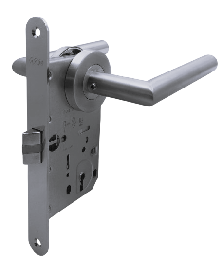 SIMPLE PASO: Par Manillas 809 y Cerradura Paso AGB (Italia)