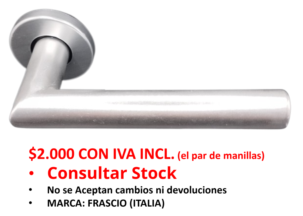 PAR MANILLA 809/5100 AL ALU F1 (Venta hasta agotar stock)