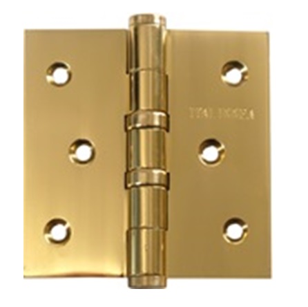 BISAGRA 464 BRONCE PULIDO CANTO RECTO 3.5x3.5x3 c/rodamiento