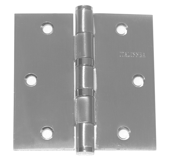 BISAGRA 469 DE ACERO NIQUELADO CANTO RECTO 3x3x2 c/rodamiento