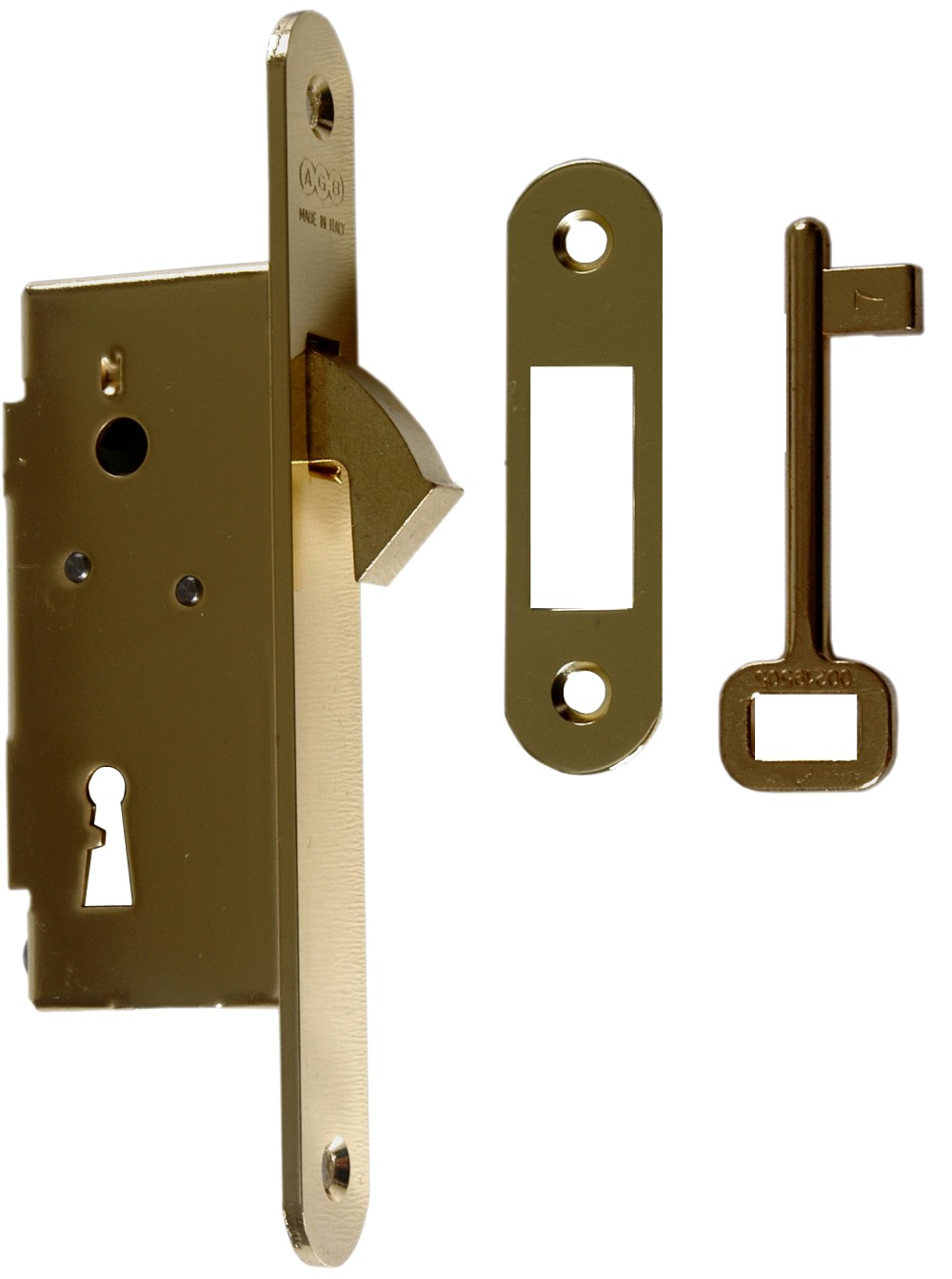 CERRADURA DE CORREDERA CON LLAVE L5 BCE ANTIGUO RED