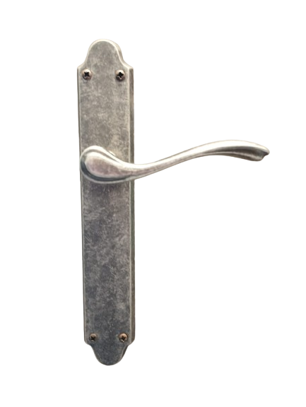 PAR MANILLA APOLLO 110 PLACA CALI ACERO ANTIGUO