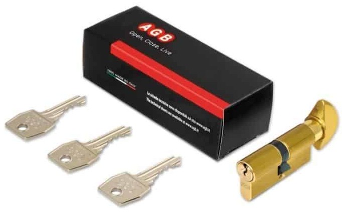 CILINDRO SEGURO MANUAL SERIE 600 (LLAVE / SEG MANUAL) DESC 90mm AMAESTRABLE E IGUALABLE (ITALIA)