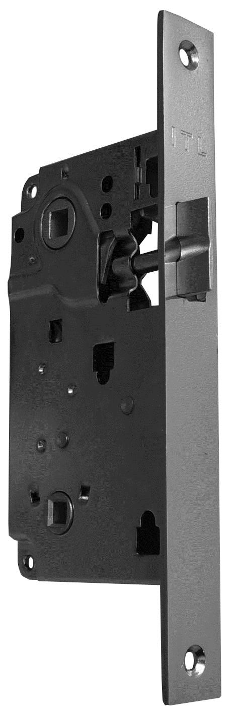 CERRADURA SIMPLE PASO REF. L3 ACERO NIQUELADO SATINADO (SIN LLAVE)