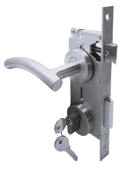 PUERTA PRINCIPAL IZQUIERDA: Manilla 807 Izquierda, Cerradura Seguridad y Cilindro Llave/Llave (Asia)