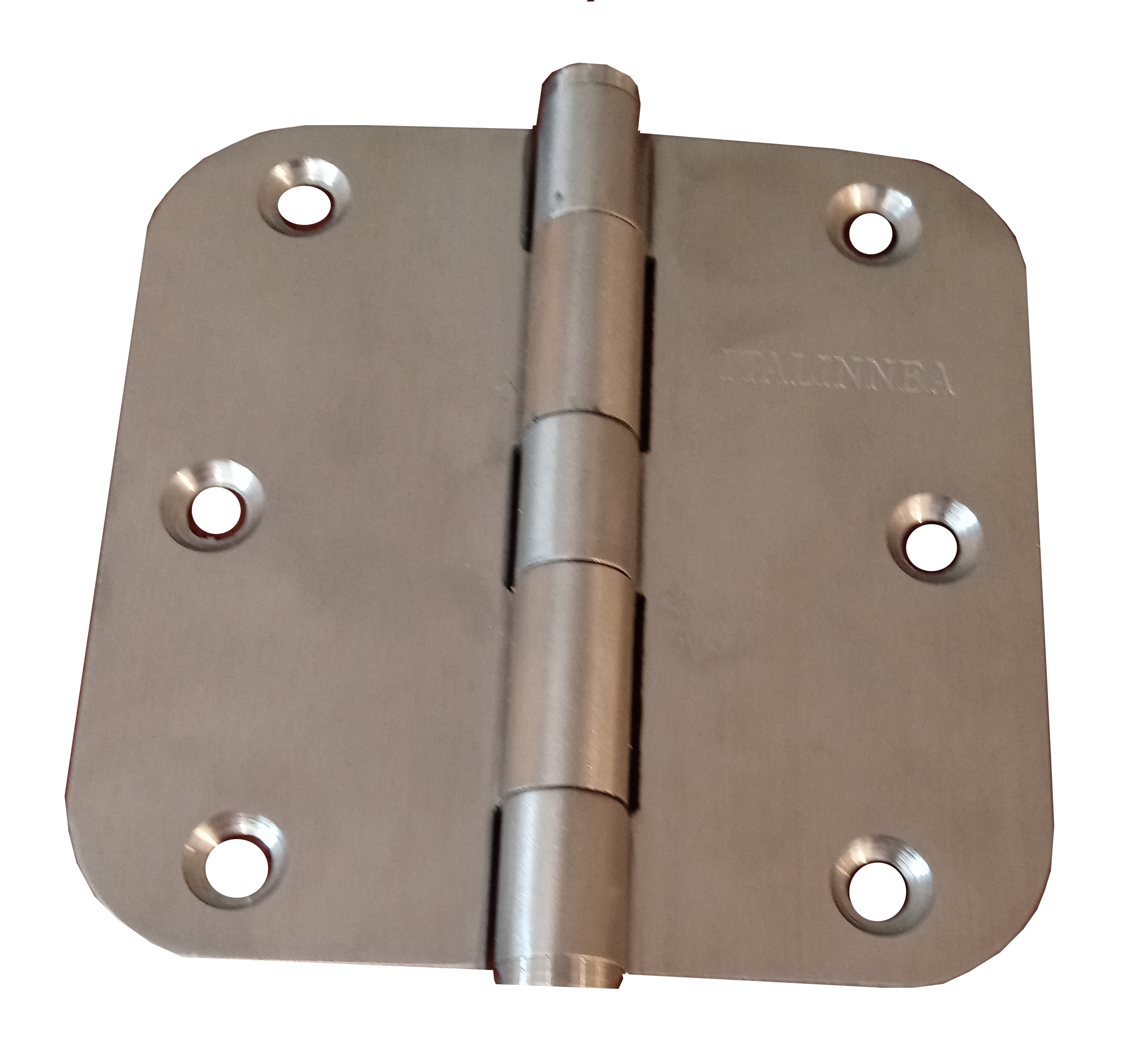 BISAGRA 479 ACERO INOX. 3,5 X 3,5 CANTO REDONDO