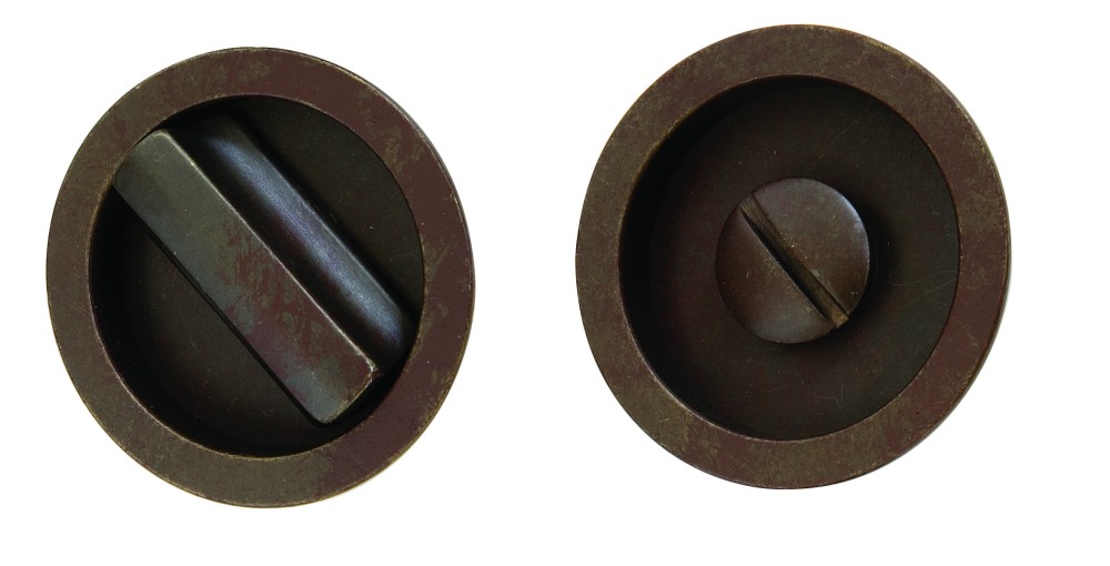 CORREDERA 508 SET WC BRONCE OXIDADO(PARA CERRADURA L6) (Venta hasta agotar stock)